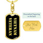 Vietnam Veteran v2 - Luxury Dog Tag Keychain