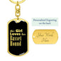 Basset Hound v2 - Luxury Dog Tag Keychain