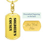 Soldier's Cousin - Luxury Dog Tag Keychain