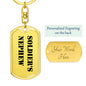 Soldier's Nephew - Luxury Dog Tag Keychain