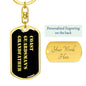 Coast Guardsman's Grandfather v2 - Luxury Dog Tag Keychain