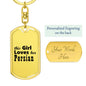 Persian - Luxury Dog Tag Keychain