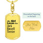 Jack Russell Terrier - Luxury Dog Tag Keychain