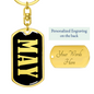 May v02 - Luxury Dog Tag Keychain