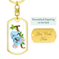 Koala 02 - Luxury Dog Tag Keychain
