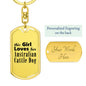 Australian Cattle Dog - Luxury Dog Tag Keychain
