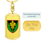 17th Tank Brigade (Ukraine) - Luxury Dog Tag Keychain