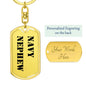 Navy Nephew - Luxury Dog Tag Keychain