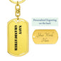 Navy Grandfather - Luxury Dog Tag Keychain
