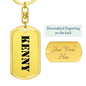 Kenny - Luxury Dog Tag Keychain