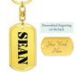 Sean - Luxury Dog Tag Keychain