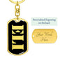 Eli v3 - Luxury Dog Tag Keychain