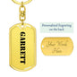 Garrett - Luxury Dog Tag Keychain