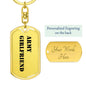 Army Girlfriend - Luxury Dog Tag Keychain