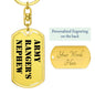 Army Ranger's Nephew - Luxury Dog Tag Keychain