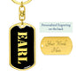 Earl v3 - Luxury Dog Tag Keychain