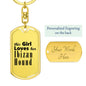 Ibizan Hound - Luxury Dog Tag Keychain