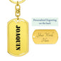 Joaquin - Luxury Dog Tag Keychain