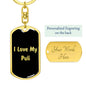 Love My Puli v5 - Luxury Dog Tag Keychain