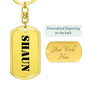 Shaun - Luxury Dog Tag Keychain