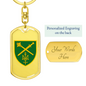 Operational Command North (Ukraine) - Luxury Dog Tag Keychain