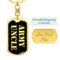Army Uncle v2 - Luxury Dog Tag Keychain