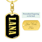 Lana v02 - Luxury Dog Tag Keychain