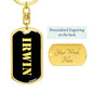 Irwin v2 - Luxury Dog Tag Keychain