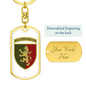 24th Mechanized Brigade (Ukraine) v2 - Luxury Dog Tag Keychain