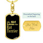 Rat Terrier v2 - Luxury Dog Tag Keychain