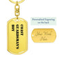 Coast Guardsman's Boy - Luxury Dog Tag Keychain