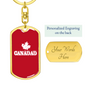 Canada Dad - Luxury Dog Tag Keychain
