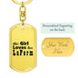 LaPerm - Luxury Dog Tag Keychain