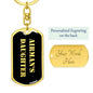 Airman's Daughter v2 - Luxury Dog Tag Keychain