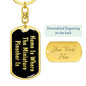 Miniature Pinscher's Home v2 - Luxury Dog Tag Keychain