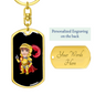 Knight 05-2 - Luxury Dog Tag Keychain