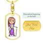 Knight 02 - Luxury Dog Tag Keychain