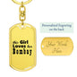 Bombay - Luxury Dog Tag Keychain