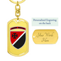 131st Reconnaissance Battalion (Ukraine) - Luxury Dog Tag Keychain