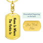 Yorkie's Home - Luxury Dog Tag Keychain