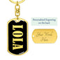 Lola v02 - Luxury Dog Tag Keychain