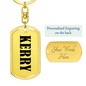 Kerry v01 - Luxury Dog Tag Keychain