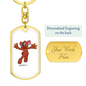 Koala 01 - Luxury Dog Tag Keychain
