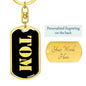 Tom v3 - Luxury Dog Tag Keychain