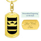 Ed - Luxury Dog Tag Keychain