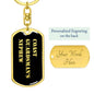 Coast Guardsman's Nephew v2 - Luxury Dog Tag Keychain