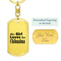Chihuahua - Luxury Dog Tag Keychain