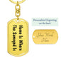 Samoyed's Home - Luxury Dog Tag Keychain