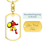 Superhero 01 - Luxury Dog Tag Keychain