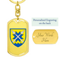 56th Motorized Infantry Brigade (Ukraine) - Luxury Dog Tag Keychain